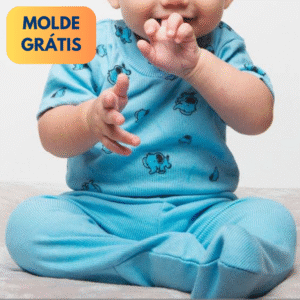 Calça bebê com pezinho PDF      Ref. 6008