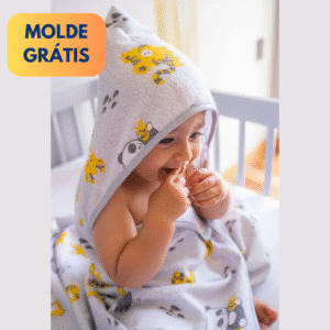 Toalha bebê com capuz PDF Ref. 6011
