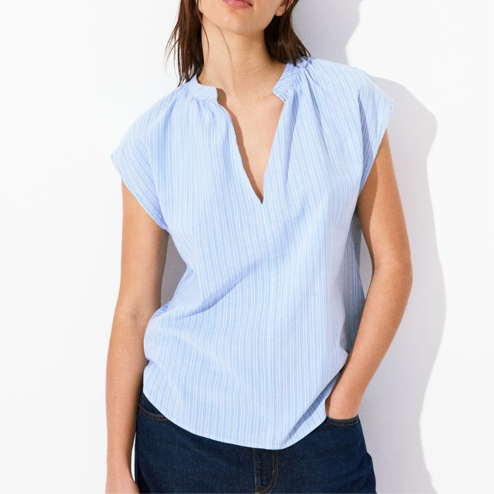 Blusa ampla gola padre PDF Ref. 1002