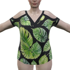 Blusa plus size decote V PDF Ref. 1003