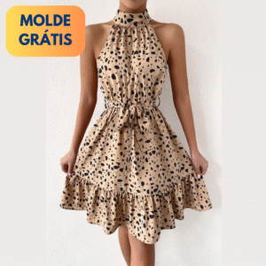 Vestido curto frente única PDF Ref. 3000