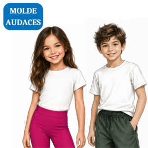 Molde camiseta t-shirt infantil AUDACES Ref. 7004