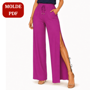 Molde para calça com fenda lateral PDF Ref. 2000