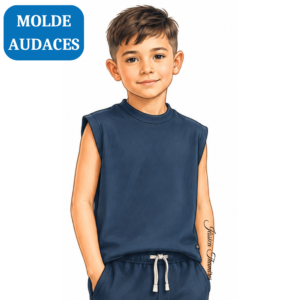 Molde regata infantil oversized AUDACES Ref. 7005